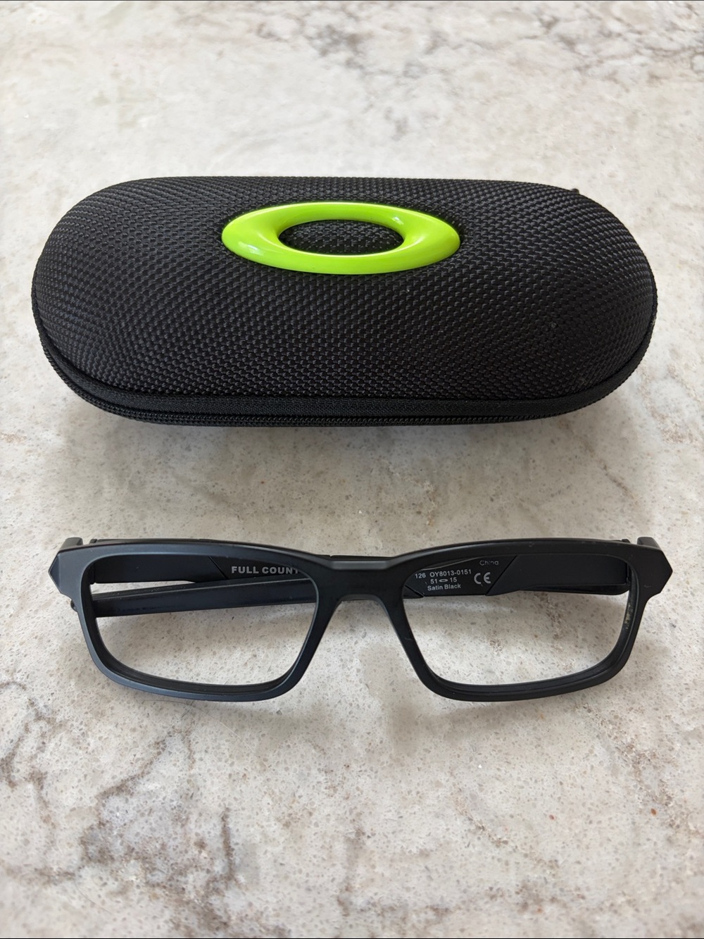 Oakley ‘Full Count’ youth eyeglasses frame satin black 51-15-126 OY8013-0151